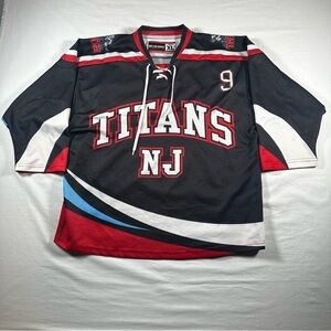 Breakaway New Jersey Junior Titans Rare Hockey Jersey NAH‎ League Youth XL #8 NH
